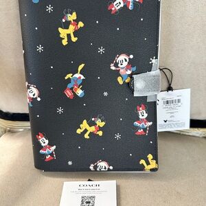 Coach X Disney Notebook (holiday print)